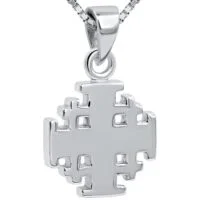 Center of the World ‘Jerusalem Cross’ Gospel Pendant