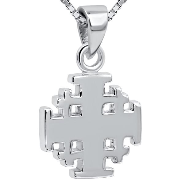 Center of the World ‘Jerusalem Cross’ Gospel Pendant