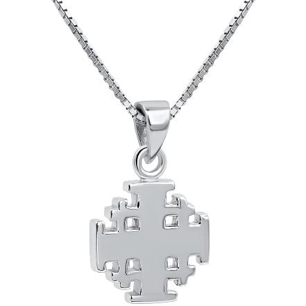 Center of the World ‘Jerusalem Cross’ Gospel Pendant - Image 2